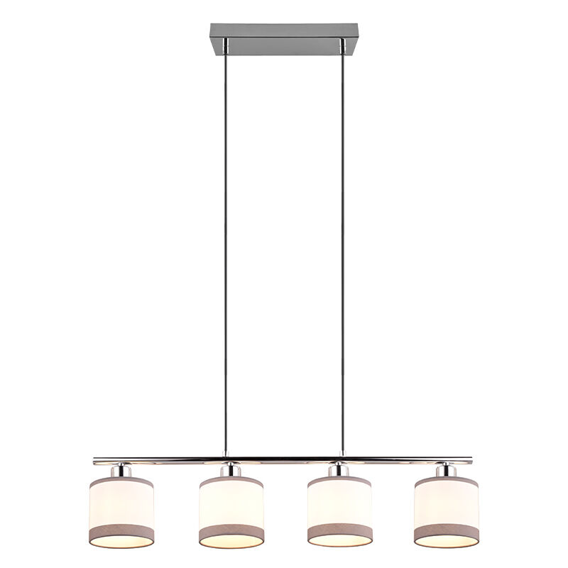Weiße Pendelleuchte Modern, Denley