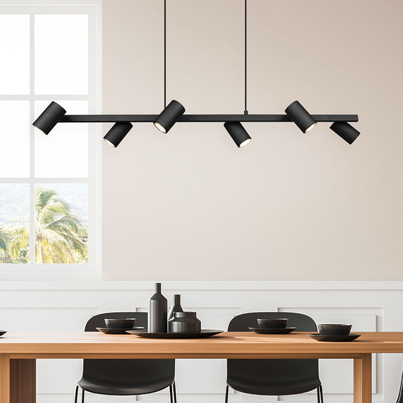 Schwarze Pendelleuchte Modern, Kaso