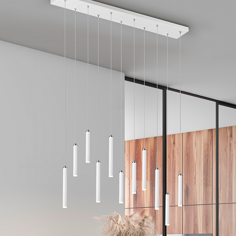 Weiße Pendelleuchte Modern, Jessamy, 2,5W, 3000K LED