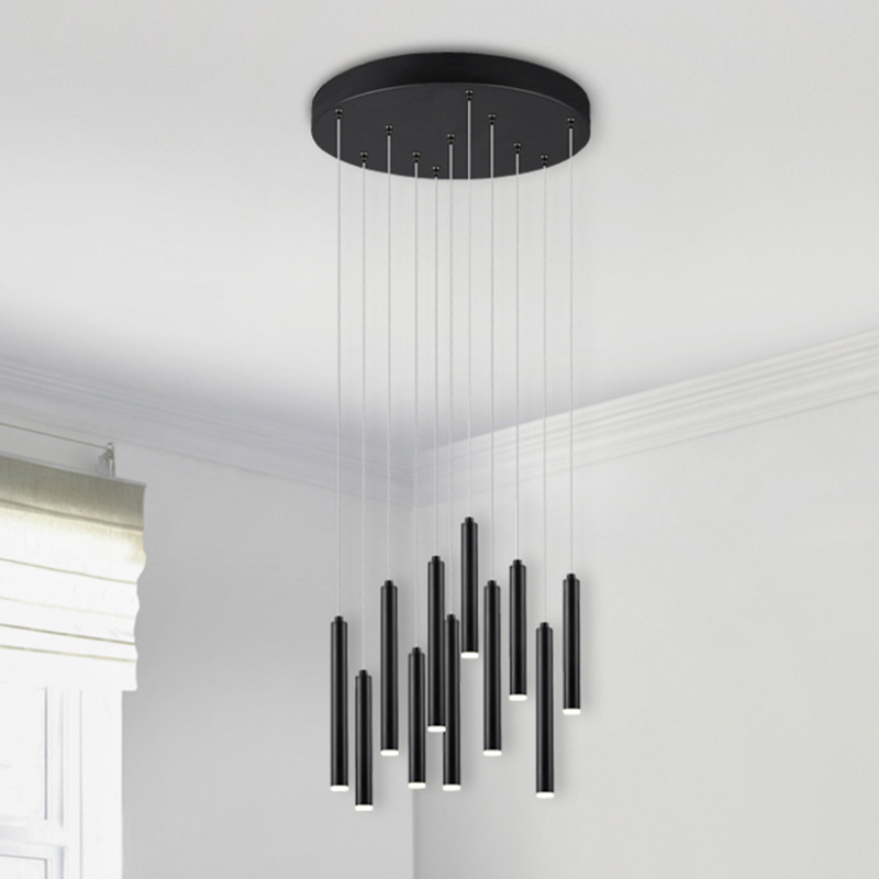 Schwarze Pendelleuchte Modern, Jessamy, 2,5W, 3000K LED
