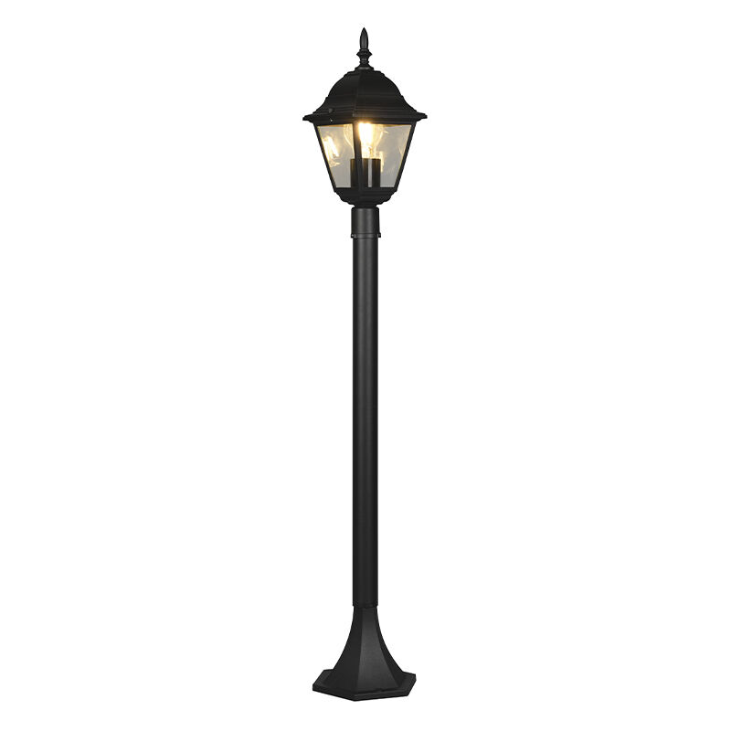 Schwarze Mastleuchte Antik, Lavina, IP44