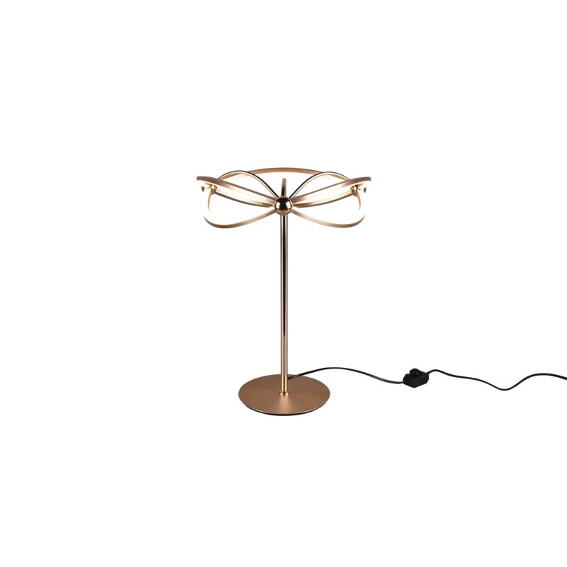 Messing Tischleuchte Modern, Remy, 20W, 3000K LED, mit Schalter