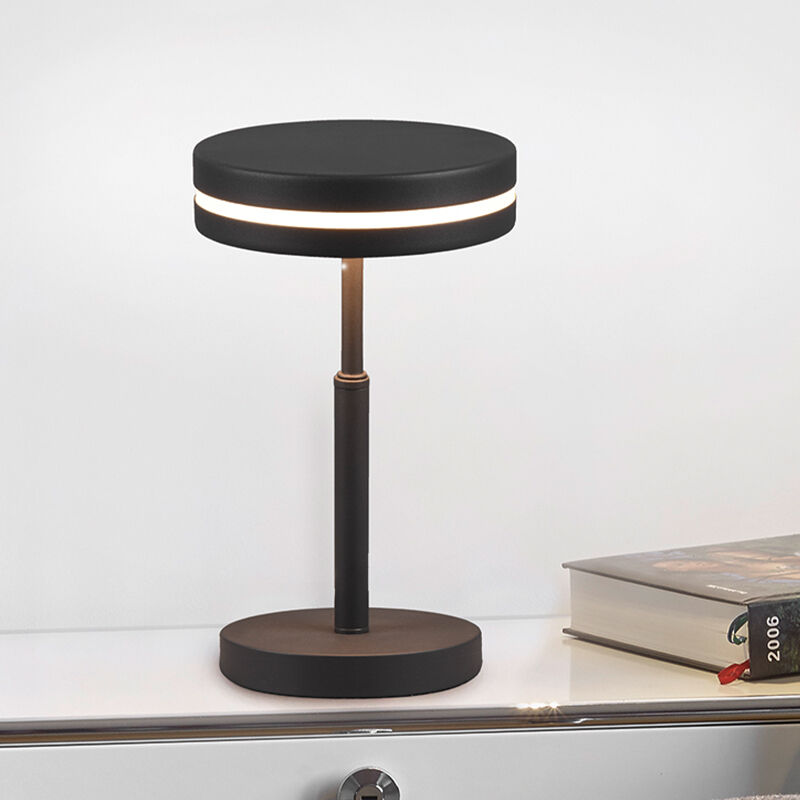 Anthrazit Tischleuchte Modern, Marjon, 6W, 3000K LED, mit Schalter