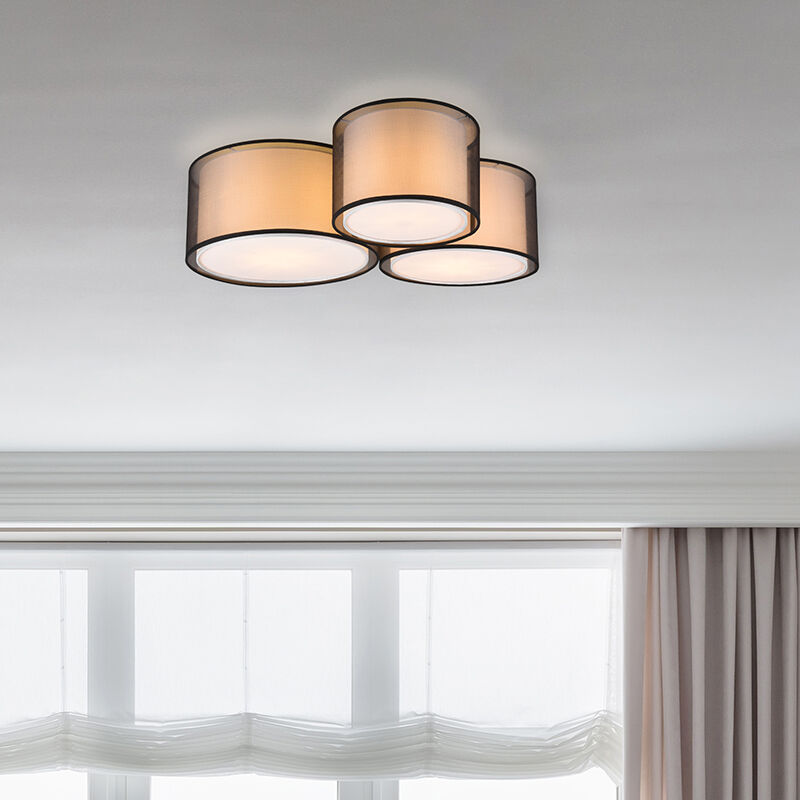Anthrazit Deckenlampe Modern, Mirle