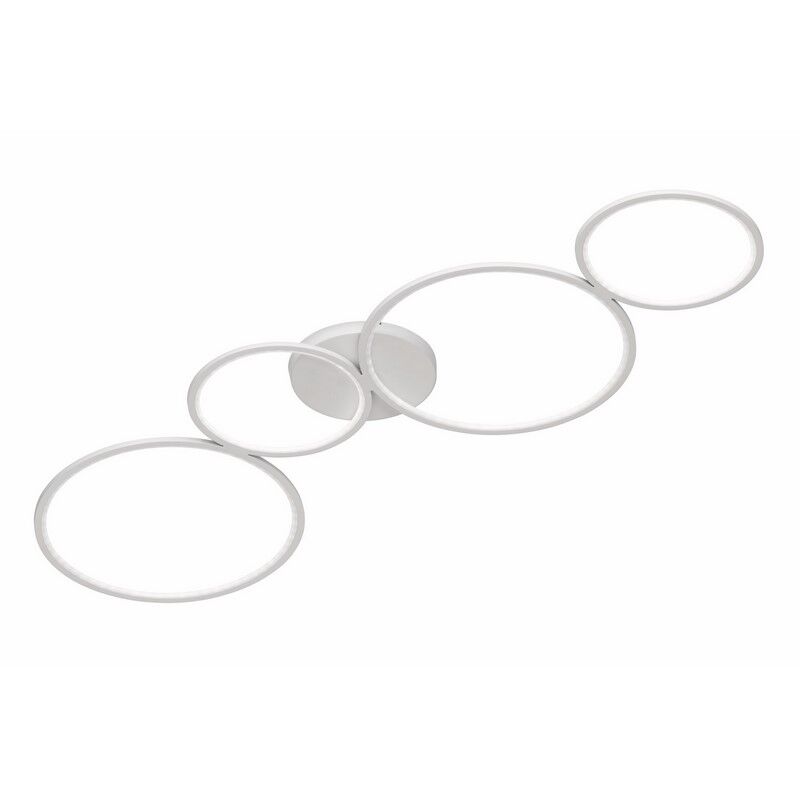 Weiße Deckenlampe Modern, Robon, 37W, 3000K LED