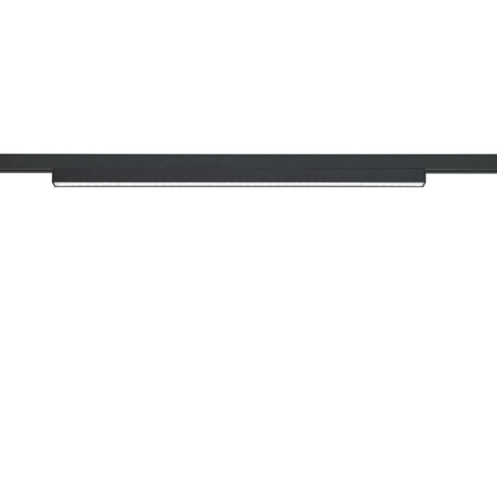 Schwarze Klemmlampe Chloe für 2-Phasen-Schienenbeleuchtung