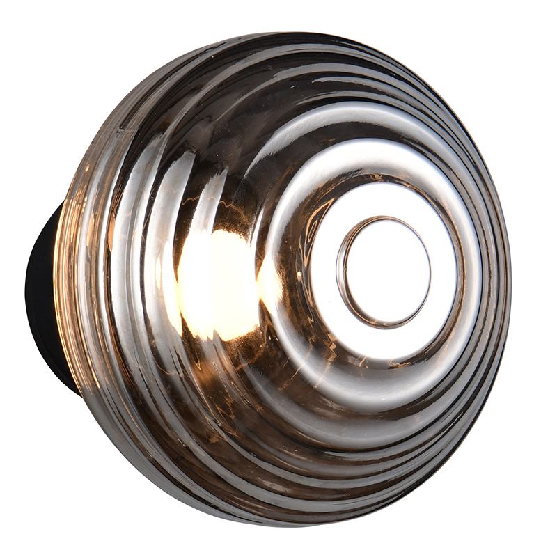 Graue aufladbare Wandleuchte Modern, Walid, 1,5W, 3000K LED, 3-stufig dimmbar
