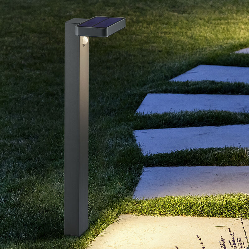 Anthrazit Wegeleuchte mit Bewegungsmelder Modern, Summer, 4,5W, 3000K LED, IP44