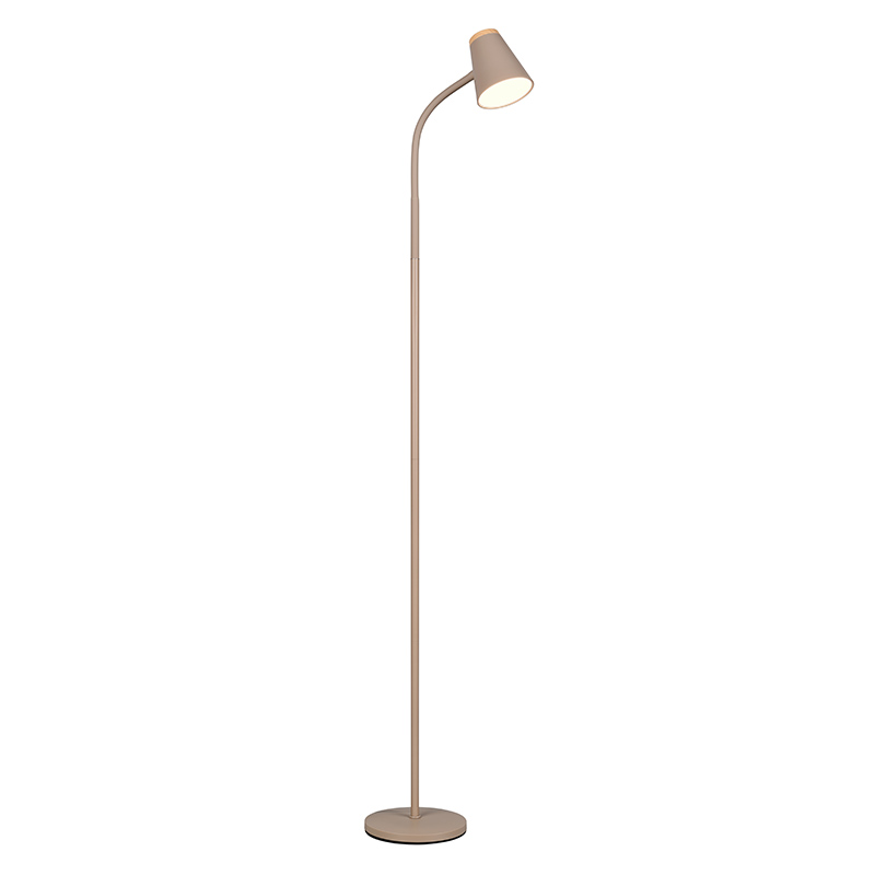 Braune Stehlampe Modern, Rahul, 4,5W, 3000K LED, mit Schalter