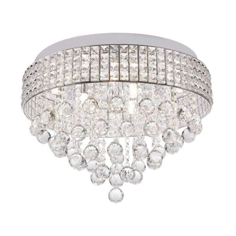 Design Deckenlampe Chrom, Mitzy