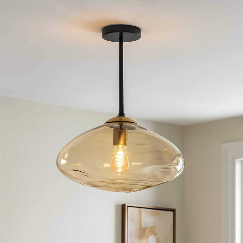 Design Deckenleuchte Bernstein, Evita