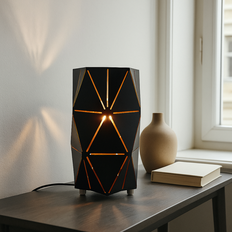 Moderne Tischleuchte Gold, Sivar, mit Schalter