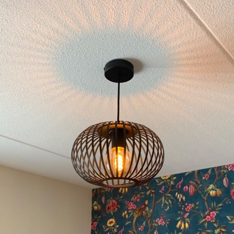 Industrielle Pendelleuchte Lieve, schwarz, Metall Industrielle Pendelleuchte Lieve, schwarz, Metall