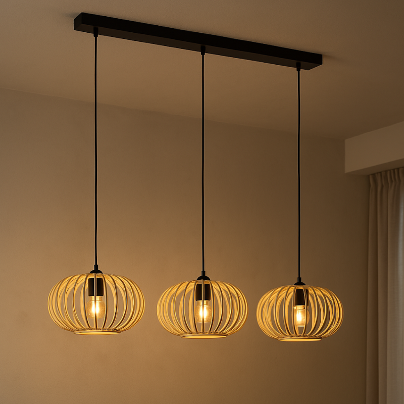 Bambus Pendelleuchte Braun, Lieve Bambus Pendelleuchte Braun, Lieve