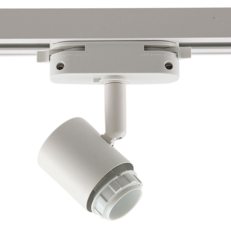 Kunststoff 1 phase Schienen Lampe Weiß, Kunststoff 1 phase Schienen Lampe Weiß,