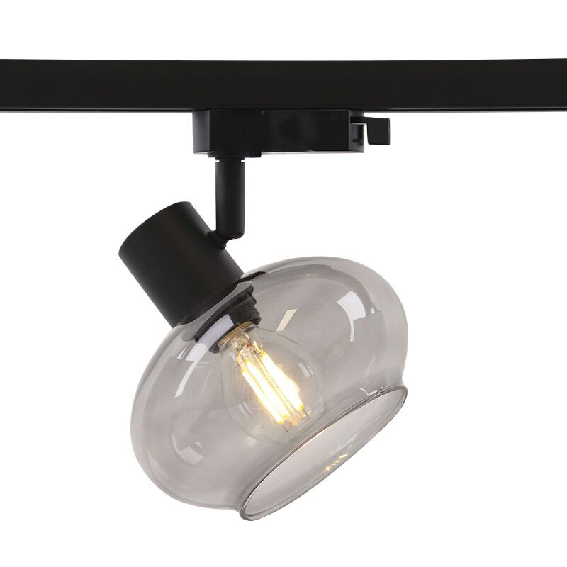 Design 1 phase Schienen Lampe Grau, Skip
