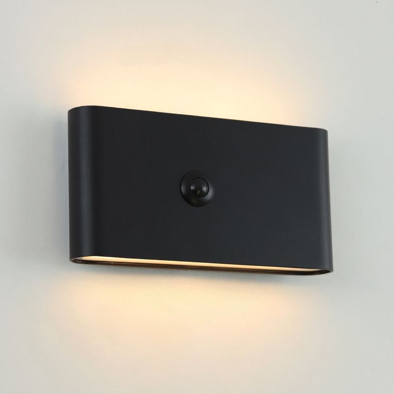 Moderne aufladbare Wandleuchte Schwarz, Rodigo, 1W, 3000K LED, IP44 Moderne aufladbare Wandleuchte Schwarz, Rodigo, 1W, 3000K LED, IP44