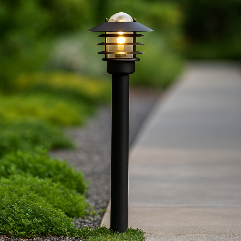 Edelstahl Außenleuchte Schwarz, Felice, IP44 Edelstahl Außenleuchte Schwarz, Felice, IP44