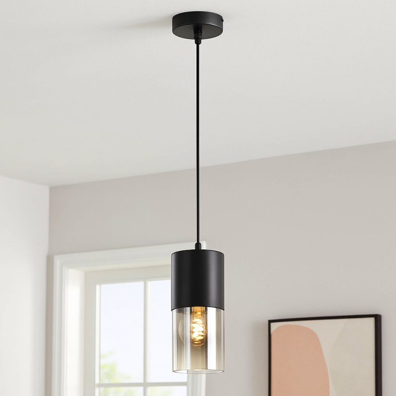 Moderne Pendelleuchte Schwarz, Huy Moderne Pendelleuchte Schwarz, Huy