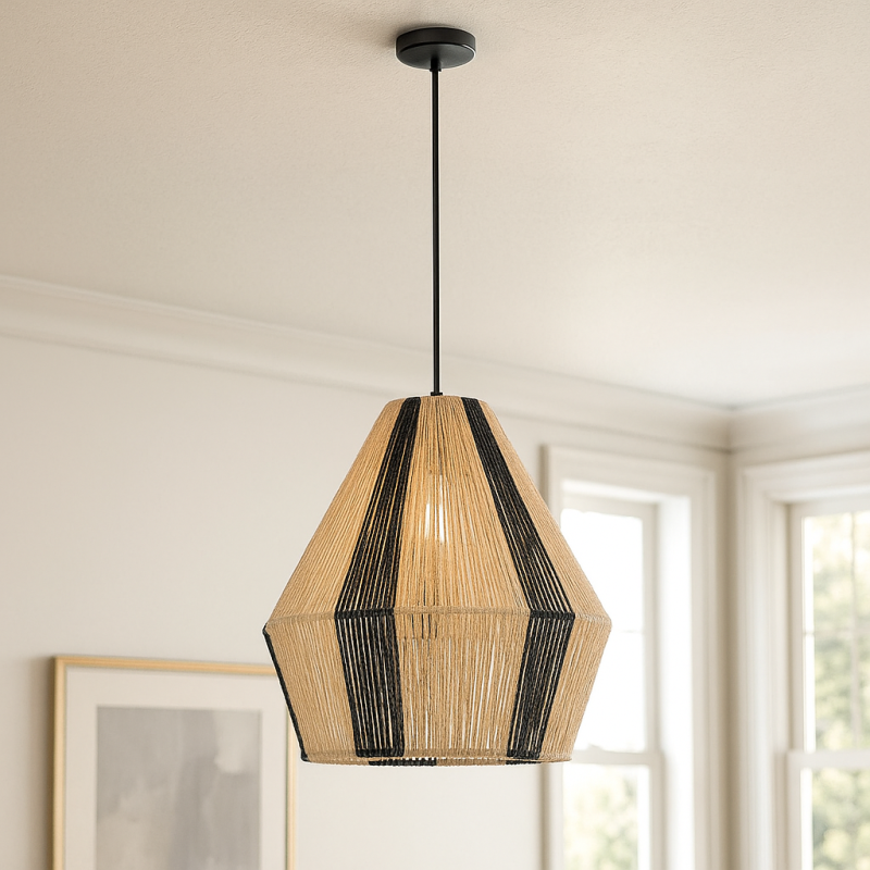 Landhaus Pendelleuchte Braun, Holly Landhaus Pendelleuchte Braun, Holly