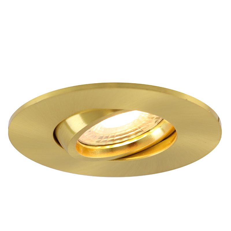 Moderne Badezimmer Einbaustrahler Messing, Jill, IP65 Moderne Badezimmer Einbaustrahler Messing, Jill, IP65