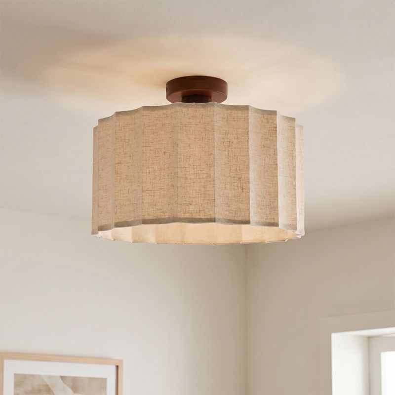 Landhaus Deckenleuchte Beige, Loulou Landhaus Deckenleuchte Beige, Loulou