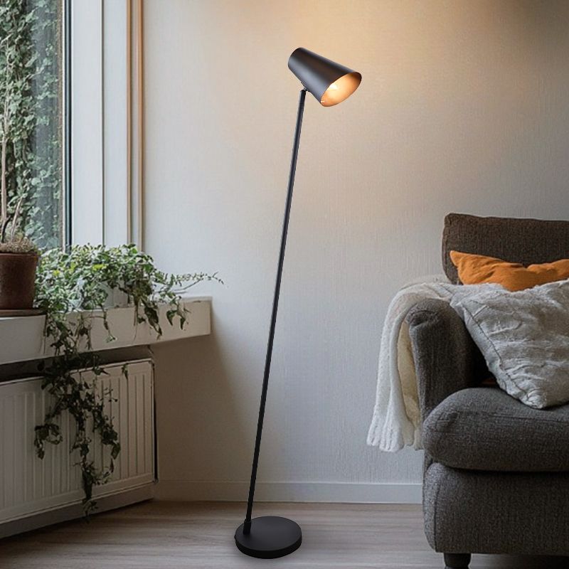 Moderne Stehlampe Schwarz, Taro, mit Schalter