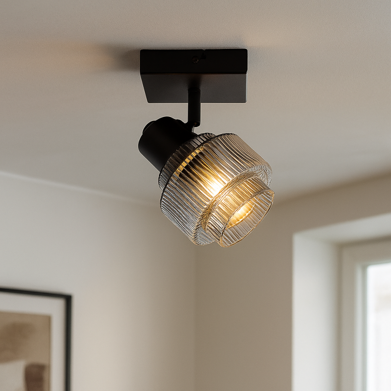 Retro Deckenstrahler Grau, Paris