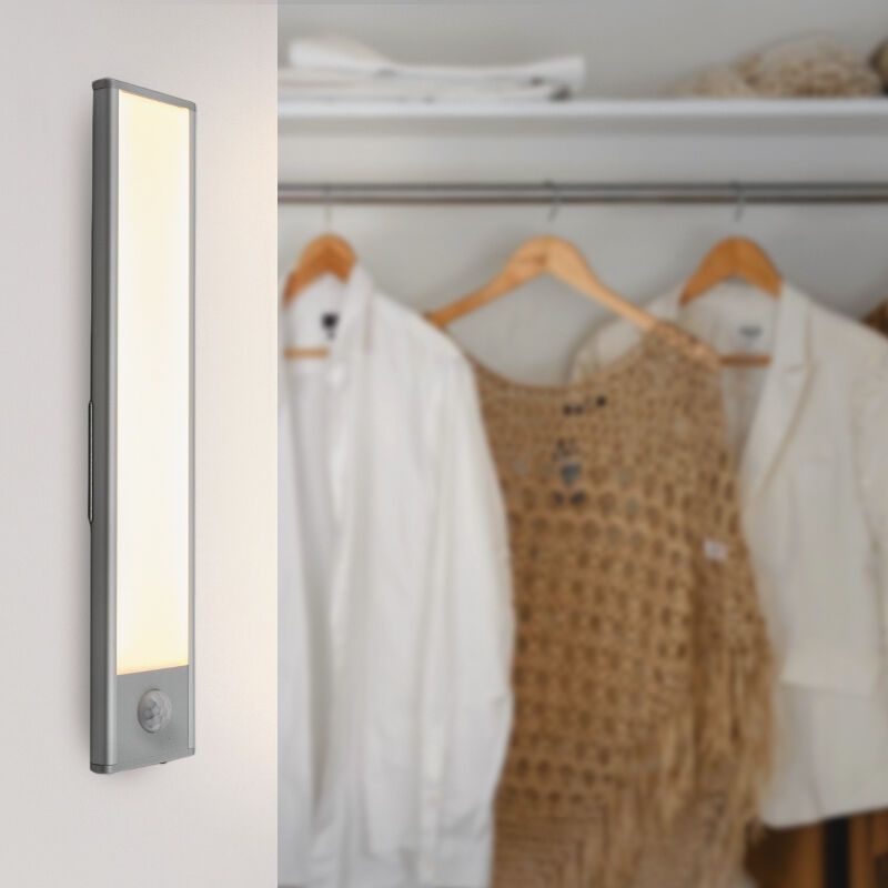 Silberne Schranklampe Kunststoff, Ilana, 1W, 3000K LED Silberne Schranklampe Kunststoff, Ilana, 1W, 3000K LED
