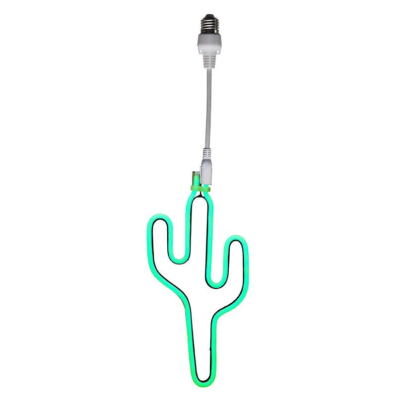 Kunststoff Lichterkette Lampe Grün, Cactus, IP44