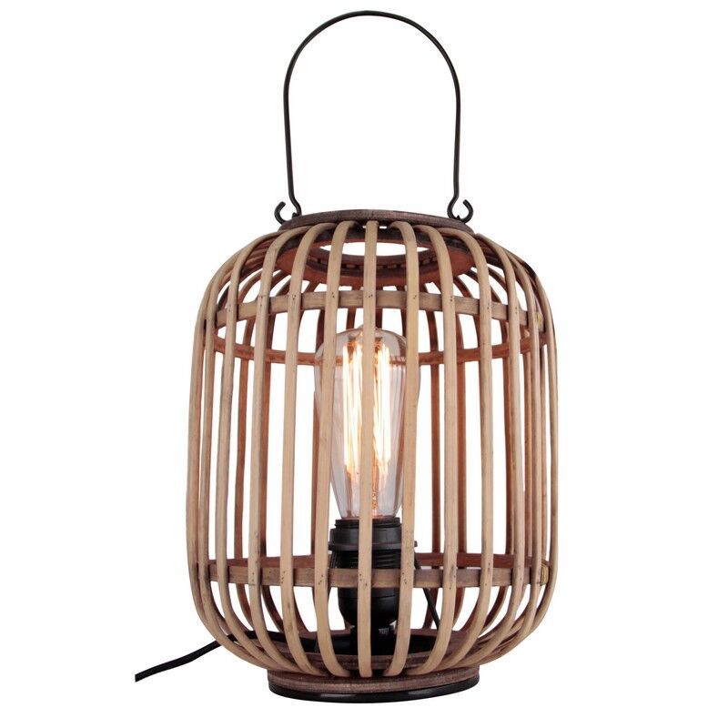 Industrielle Tischleuchte Braun, Asja, mit Schalter Industrielle Tischleuchte Braun, Asja, mit Schalter