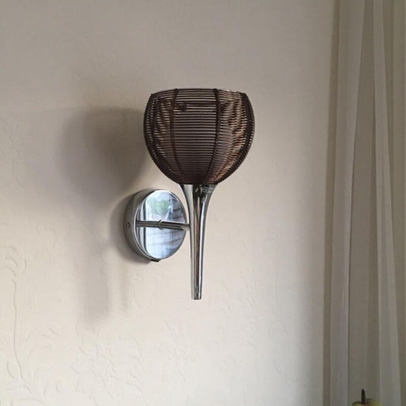 Moderne Wandleuchte Bronze, Amela, mit Schalter Moderne Wandleuchte Bronze, Amela, mit Schalter