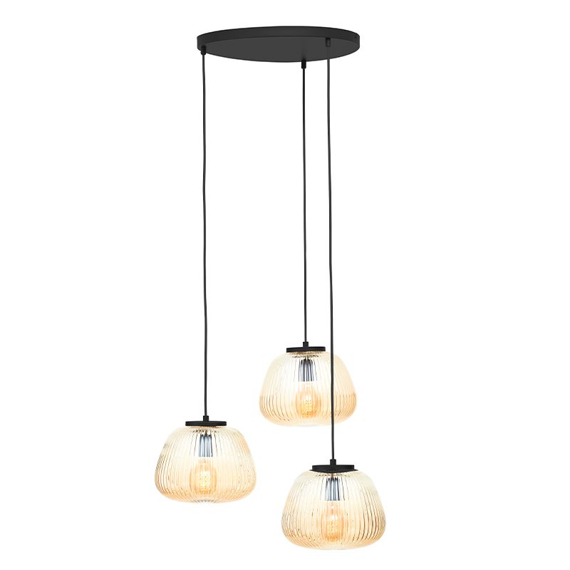 Retro Pendelleuchte Bernstein, Neha