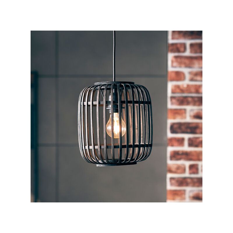 Holz Pendelleuchte Schwarz, Brain Holz Pendelleuchte Schwarz, Brain