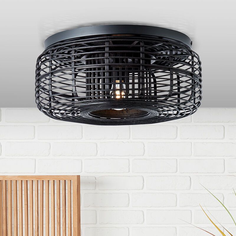 Holz Deckenlampe Schwarz, Deacon