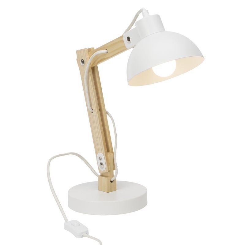Moderne Schreibtischlampe Weiß, Allegra, mit Schalter Moderne Schreibtischlampe Weiß, Allegra, mit Schalter