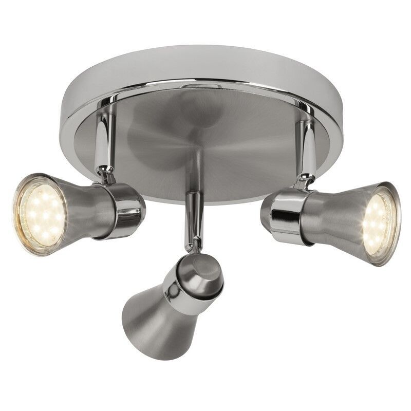 Metall Deckenstrahler Chrom, Roel, 7W, 3000K LED