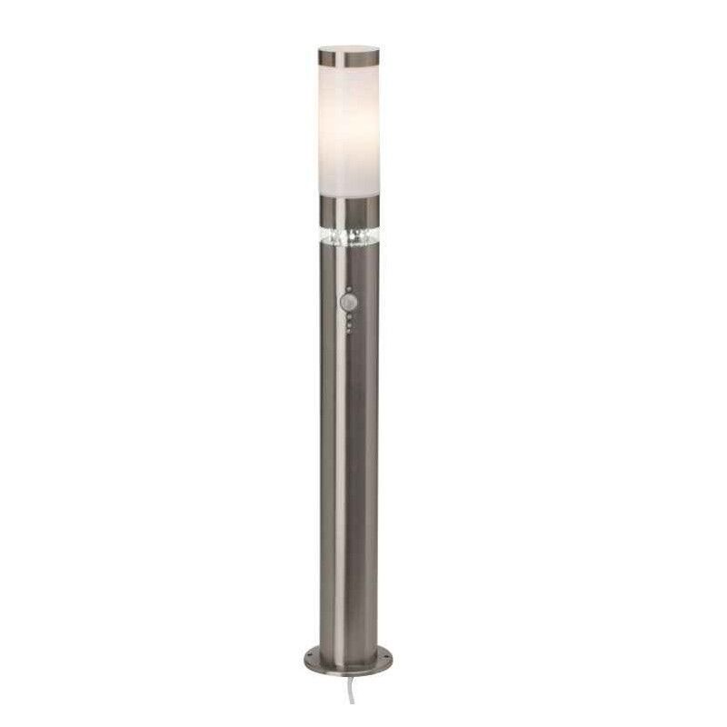 Kunststoff Wegeleuchte mit Bewegungsmelder Chrom, Sage, 5W, 3000K LED, IP44