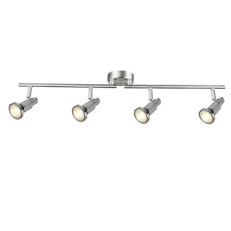 Metall Deckenstrahler Chrom, Robel, 7W, 3000K LED Metall Deckenstrahler Chrom, Robel, 7W, 3000K LED