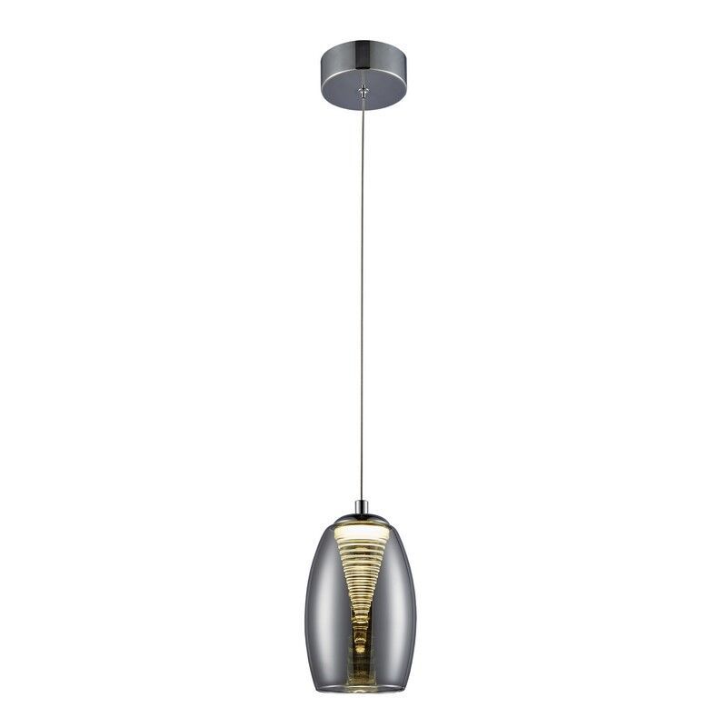 Moderne Pendelleuchte Chrom, Aliyah, 5W, 3000K LED