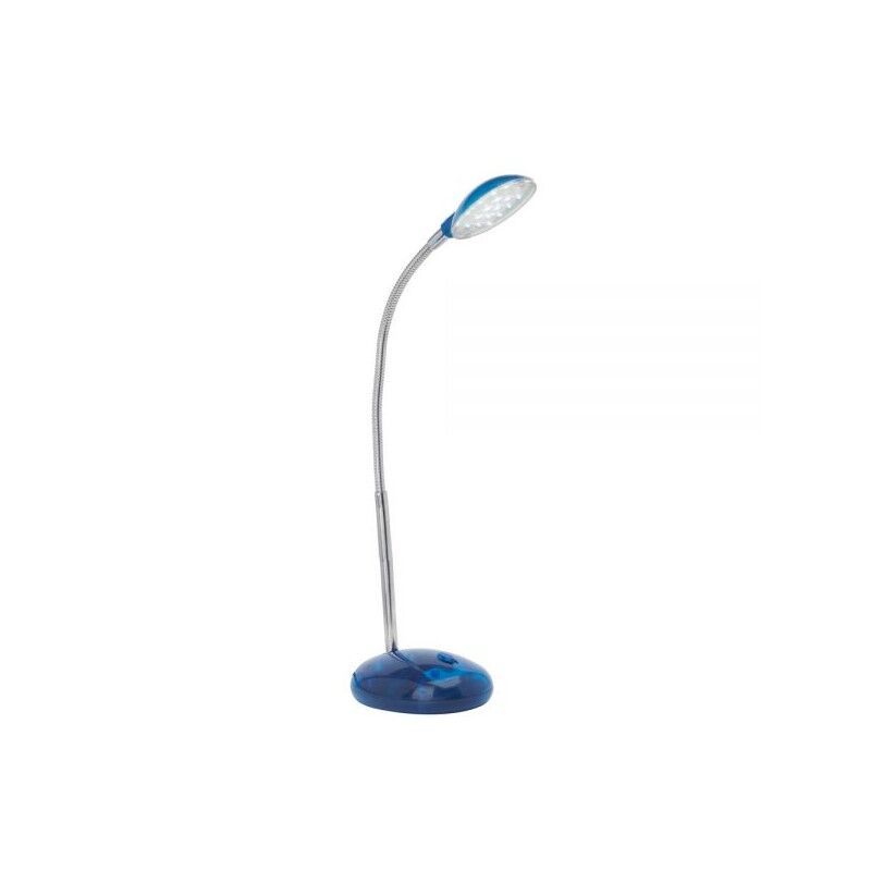 Kunststoff Schreibtischlampe Blau, Marenthe, 2W, 6000K LED, mit Schalter