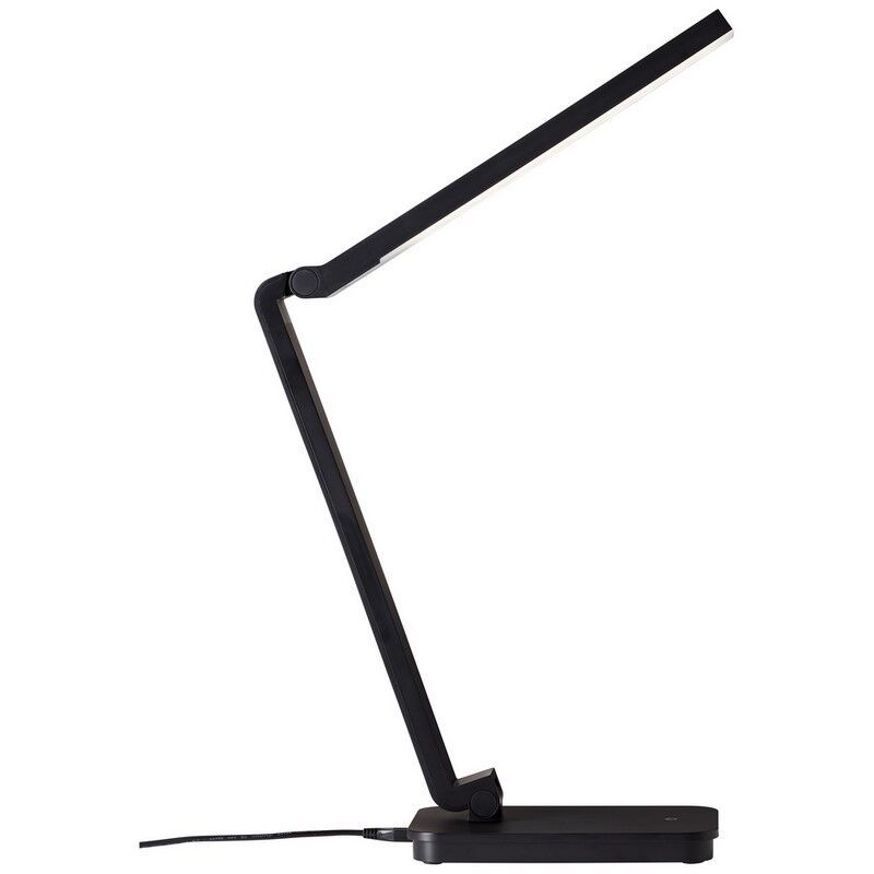 Moderne Schreibtischlampe Schwarz, Hannah, 5W, 5000K LED, mit Touch-Dimmer