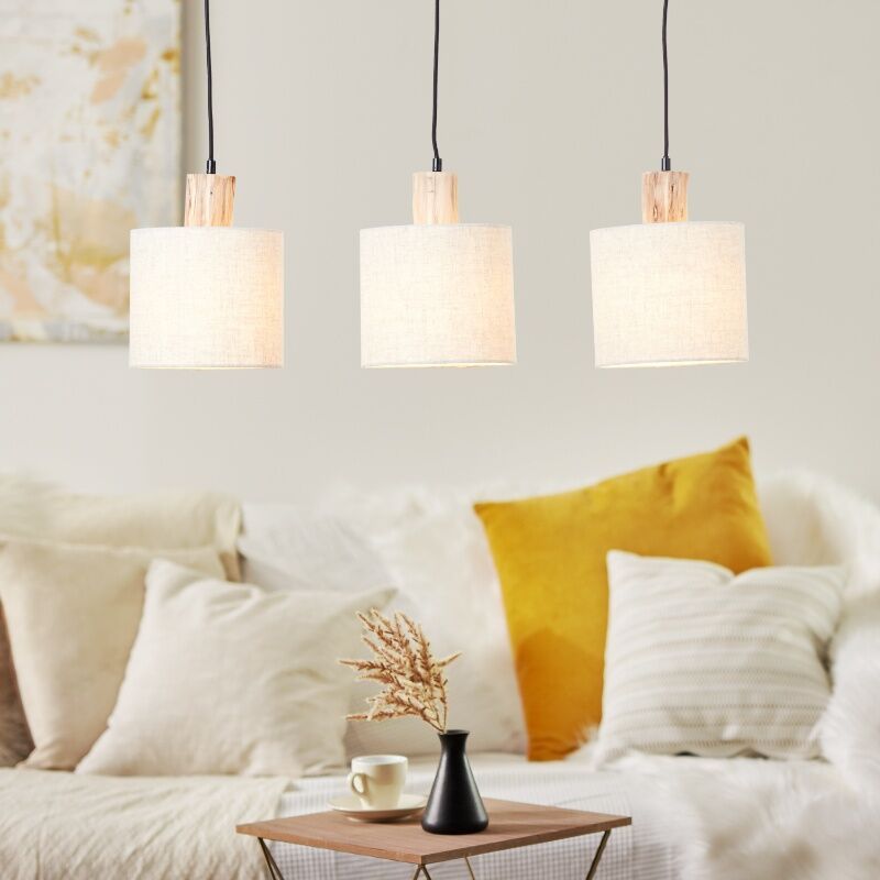 Landhaus Pendelleuchte Beige, Joroes Landhaus Pendelleuchte Beige, Joroes