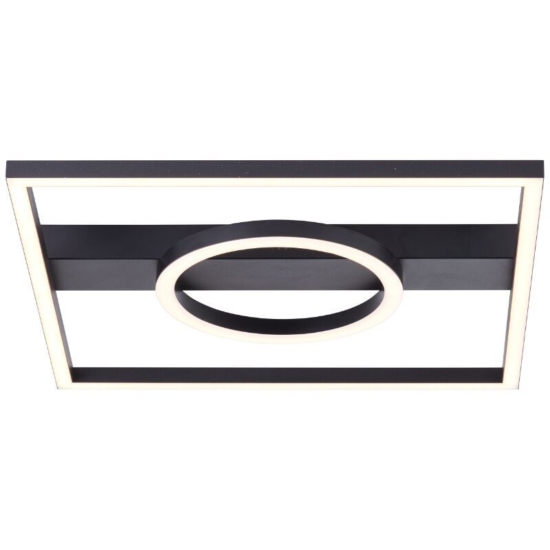 Design Deckenlampe Schwarz, Konrad, 20W, 3000K LED Design Deckenlampe Schwarz, Konrad, 20W, 3000K LED