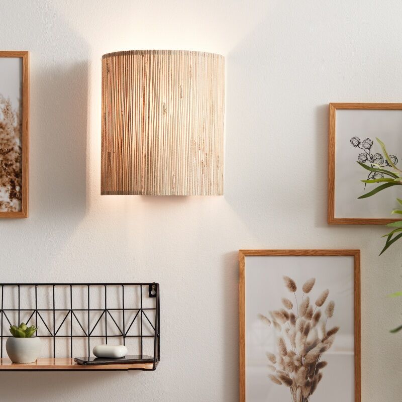 Landhaus Wandleuchte Beige, Wenda