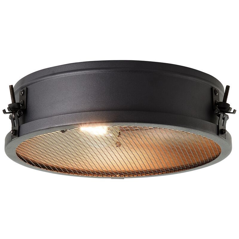 Industrielle Deckenlampe Schwarz, Gael Industrielle Deckenlampe Schwarz, Gael