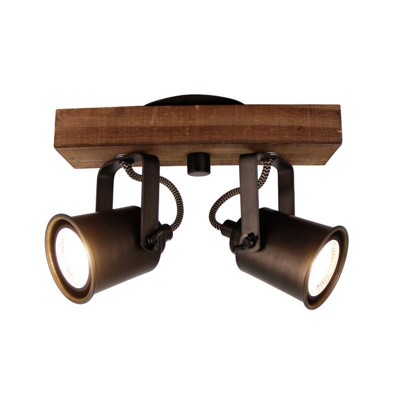 Holz Deckenstrahler Schwarz, Clazina Holz Deckenstrahler Schwarz, Clazina