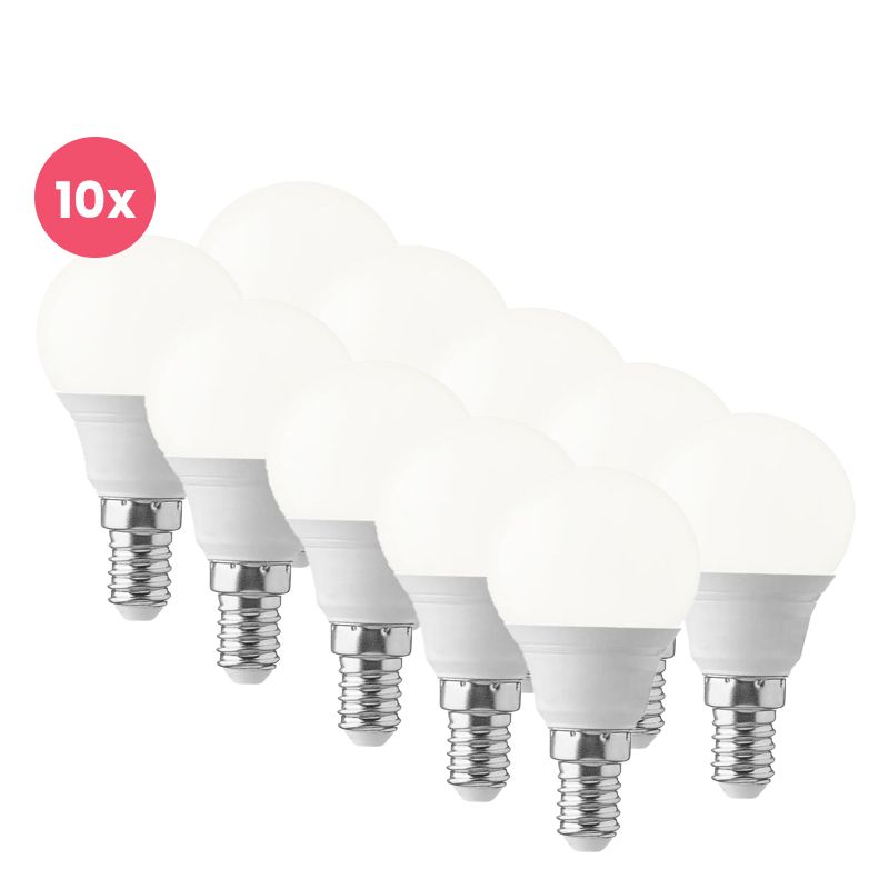 10er E14 LED-Lampe Lasco, P45, 3W, 3000K 10er E14 LED-Lampe Lasco, P45, 3W, 3000K