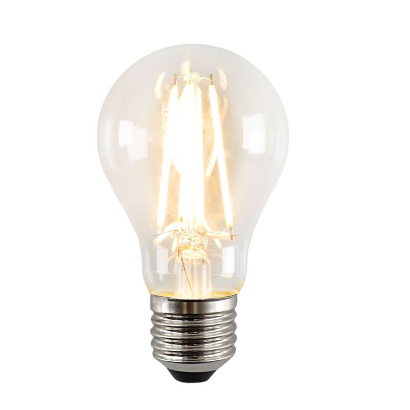 Dimmbare E27 LED Lampe, A60, 5W, transparent Glas, 2700k Dimmbare E27 LED Lampe, A60, 5W, transparent Glas, 2700k