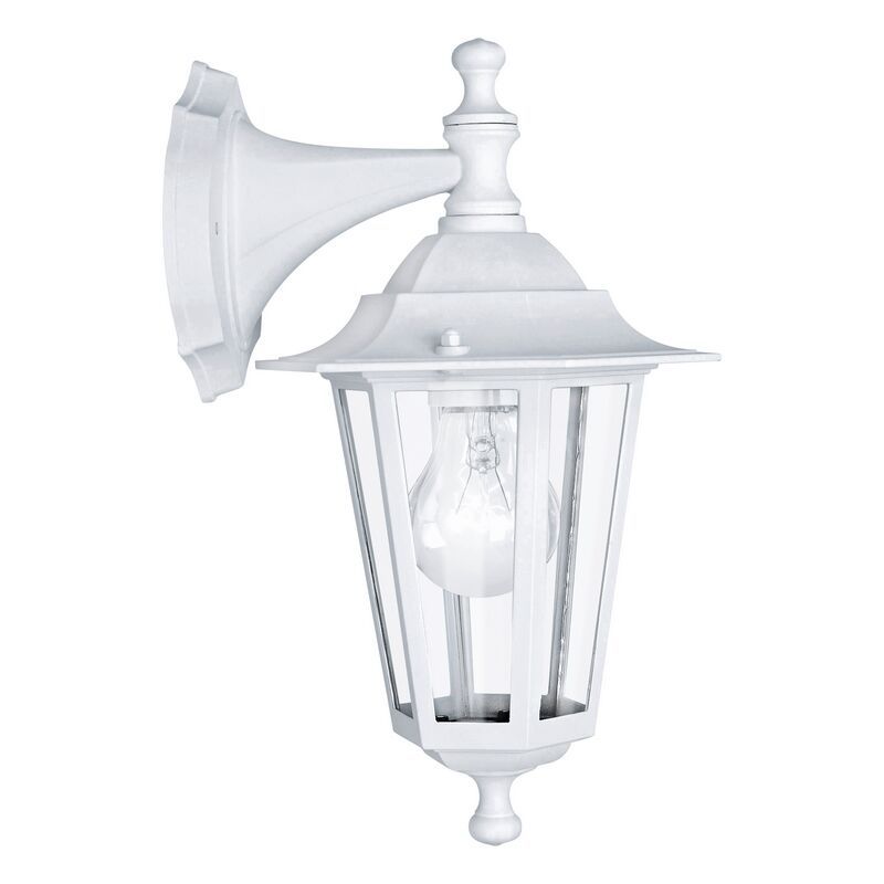 Weiße antik Außenleuchte Aluminium, Alieke, IP44